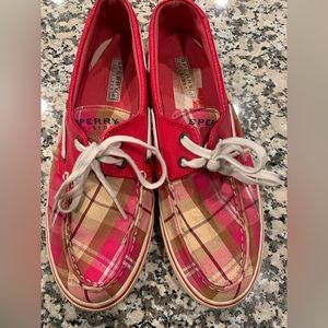 Hot Pink Sperry Topsiders